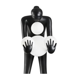 Step Into Design Woman lampa stojąca 4x40 W czarna DN433-F BLACK
