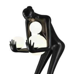 Step Into Design Woman lampa stojąca 4x40 W czarna DN433-F BLACK