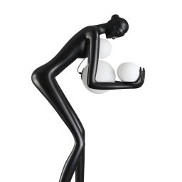 Step Into Design Woman lampa stojąca 4x40 W czarna DN433-F BLACK