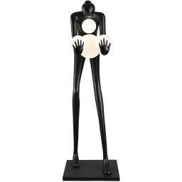Step Into Design Woman lampa stojąca 4x40 W czarna DN433-F BLACK