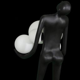 Step Into Design Woman lampa stojąca 6x40 W czarna F9312