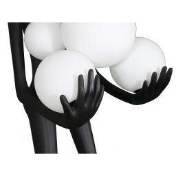 Step Into Design Woman lampa stojąca 6x40 W czarna F9312