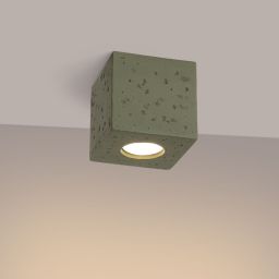 Sollux Lighting Quad lampa podsufitowa 1x8 W zielona SL.1845