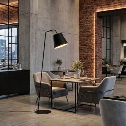 Step Into Design Zen lampa stojąca 1x40 W czarna MF1232BLACK