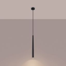 Sollux Lighting Bliss lampa wisząca 1x8 W czarna SL.1462