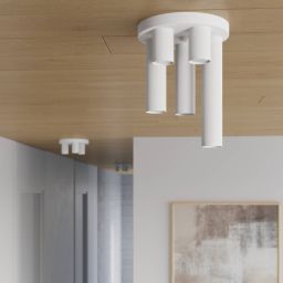 Sollux Lighting Lagos lampa podsufitowa 3x10 W biała SL.1464