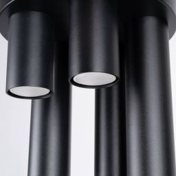 Sollux Lighting Lagos lampa podsufitowa 5x10 W czarna SL.1467