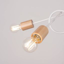 Sollux Lighting Ember lampa podsufitowa 5x15 W biała SL.1475