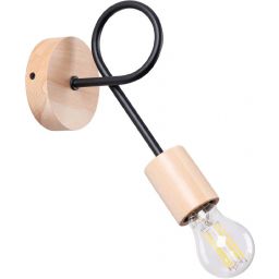 Sollux Lighting Ember kinkiet 1x15 W czarny SL.1476
