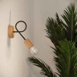 Sollux Lighting Ember kinkiet 1x15 W czarny SL.1476