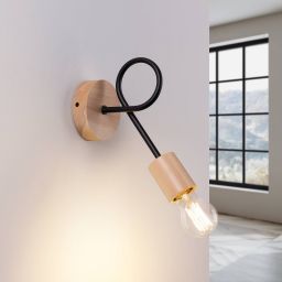 Sollux Lighting Ember kinkiet 1x15 W czarny SL.1476