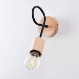 Sollux Lighting Ember kinkiet 1x15 W czarny SL.1476