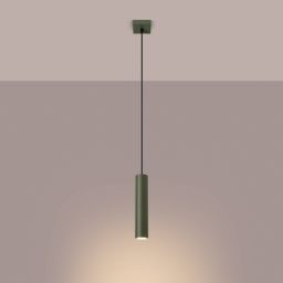 Sollux Lighting Lagos lampa wisząca 1x10 W zielona SL.1484