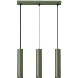Sollux Lighting Lagos lampa wisząca 3x10 W zielona SL.1486