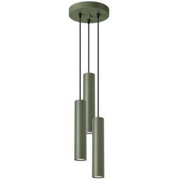 Sollux Lighting Lagos lampa wisząca 3x10 W zielona SL.1487