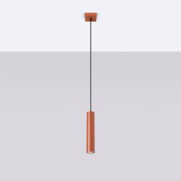 Sollux Lighting Lagos lampa wisząca 1x10 W czerwona SL.1489