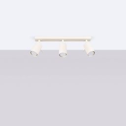 Sollux Lighting Ring lampa podsufitowa 3x10 W beżowa SL.1496