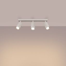 Sollux Lighting Ring lampa podsufitowa 3x10 W beżowa SL.1496