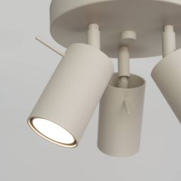 Sollux Lighting Ring lampa podsufitowa 3x10 W beżowa SL.1497