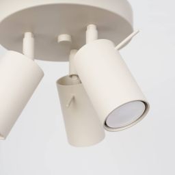Sollux Lighting Ring lampa podsufitowa 3x10 W beżowa SL.1497