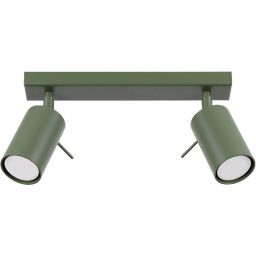 Sollux Lighting Ring lampa podsufitowa 2x10 W zielona SL.1501