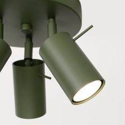 Sollux Lighting Ring lampa podsufitowa 3x10 W zielona SL.1503