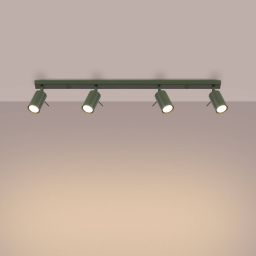 Sollux Lighting Ring lampa podsufitowa 4x10 W zielona SL.1504
