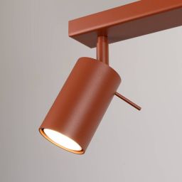Sollux Lighting Ring lampa podsufitowa 3x10 W czerwona SL.1508