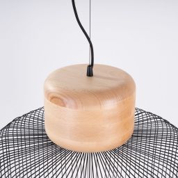 Sollux Lighting Gabbia lampa wisząca 1x16 W czarna SL.1848