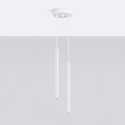 Sollux Lighting Arche lampa wisząca 2x8 W biała SL.1866