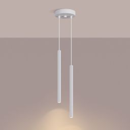 Sollux Lighting Arche lampa wisząca 2x8 W biała SL.1866