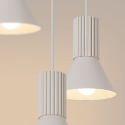 Sollux Lighting Estria lampa wisząca 3x10 W biała SL.1871