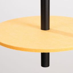 Sollux Lighting Feltro lampa wisząca 1x8 W czarna/żółta SL.1880