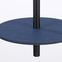 Sollux Lighting Feltro lampa wisząca 1x8 W czarna/niebieska SL.1881