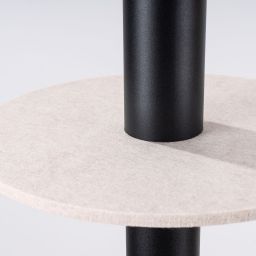 Sollux Lighting Pelta lampa wisząca 1x10 W czarna/beżowa SL.1882