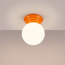 Sollux Lighting Zori lampa podsufitowa 1x8 W pomarańczowa SL.1899