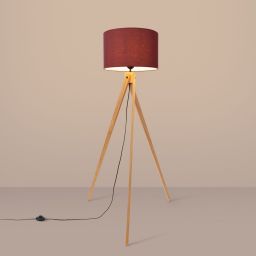 Sollux Lighting Natt lampa stojąca 1x15 W burgund SL.1907