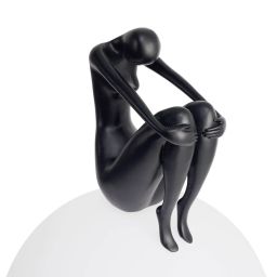 Step Into Design Woman lampa stołowa 1x40 W czarna ST-6020-B BLACK