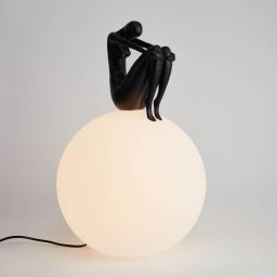 Step Into Design Woman lampa stołowa 1x40 W czarna ST-6020-B BLACK