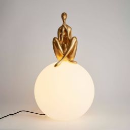 Step Into Design Woman lampa stołowa 1x40 W złota ST-6022-CGOLD