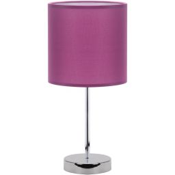 Strühm Agnes lampa stołowa 1x2 W chrom-fioletowa 03148