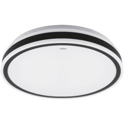 Strühm Aurelia plafon 1x24 W biały-czarny 03775