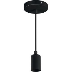 Strühm Uno lampa wisząca 1x40 W czarna 03811