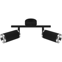 Strühm Frida lampa podsufitowa 2x35 W czarna/chrom 04201