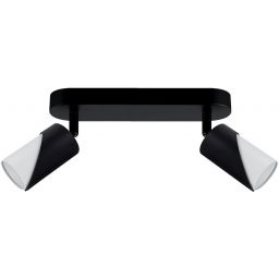 Strühm Zebra lampa podsufitowa 2x35 W biała/czarna 04213