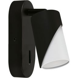 Strühm Zebra kinkiet 1x35 W biały/czarny 04216