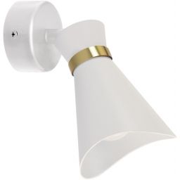 Strühm Loreta kinkiet 1x35 W biały/chrom 04218