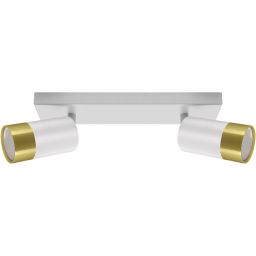 Strühm Puzon lampa podsufitowa 2x35 W biała/złota 04277