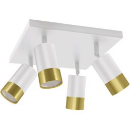 Strühm Puzon lampa podsufitowa 4x35 W biała-złota 04281