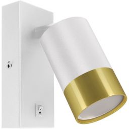Strühm Puzon kinkiet 1x35 W biały/złoty 04285